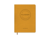 Bilde av My Favorite Planner Notebook / Karry Gul | Forlaget Aronsen | Språk: Dansk