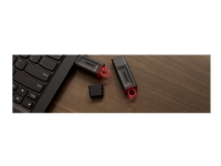 Kingston DataTraveler Exodia - USB-flashstasjon - 256 GB - USB 3.2 Gen 1 - svart/rosa PC-Komponenter - Harddisk og lagring - USB-lagring