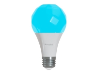 Nanoleaf Essentials - LED-lyspære - form: A60 - E27 - 9 W - klasse F - RGB / kjølig hvitt lys - 2700-6500 K Smart hjem - Smart belysning - Smart pære - E27