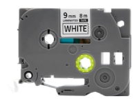 Qoltec Tape for BROTHER TZe-221 - Svart på hvitt - Rull (0,9 cm x 8 m) 1 kassett(er) laminert teip - for Brother PT-D210, D600, H110  P-Touch PT-1005, 1880, E310, E800  P-Touch Cube Plus PT-P710