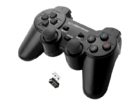 Esperanza GLADIATOR - Håndkonsoll - trådløs - 2.4 GHz - svart - for PC, Sony PlayStation 3 Gaming - Styrespaker og håndkontroller - Playstation Kontroller