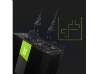 Green Cell PRO - DC til AC inverter - DC 12 V - 2000 Watt - sort
