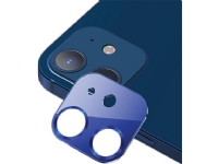 Usams USAMS Camera Lens Glass iPhone 12 metal niebieski/blue BH703JTT05 (US-BH703) Tele & GPS - Mobilt tilbehør - Skjermbeskyttelse