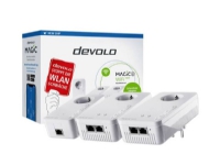 Bilde av Devolo Magic 2 Wifi Next Multiroom Kit, 2400 Mbit/s, Ieee 802.2x,ieee 802.3ab,ieee 802.3az,ieee 802.3u, Gigabit Ethernet, 10,100,1000 Mbit/s, Wi-fi 5 (802.11ac), 802.11a,802.11b,802.11g,wi-fi 4 (802.11n),wi-fi 5 (802.11ac)