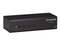 Black Box - KVM / lyd / USB-svitsj - 4 x KVM/lyd/USB - 1 lokalbruker - stasjonær - TAA-samsvar - med 2-års Double Diamond Warranty PC tilbehør - KVM og brytere - Switcher