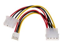 Akyga - Strømadapter - 4-pin intern strøm (hunn) til 4-pin intern strøm, 4-pin mini-strømkontakt - 15 cm PC-Komponenter - Skap og tilbehør