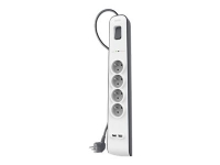 Belkin SurgeMaster - Strømstødsbeskytter - output-stikforbindelser: 4
