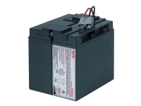 APC Replacement Battery Cartridge #7 - UPS-batteri - 1 x batteri - blysyre - svart - for P/N: SMT1500C, SMT1500I-AR, SMT1500IC, SMT1500NC, SMT1500TW, SUA1500ICH-45, SUA1500-TW PC & Nettbrett - UPS - Erstatningsbatterier