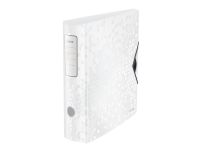 Leitz 180° Active WOW - Hevarmbuefil - bokryggbredde: 82 mm - for A4 (210 x 297 mm) - kapasitet: 500 ark - hvit