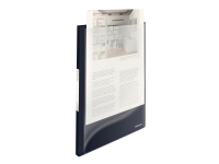 Esselte Vivida Panorama - Displaybok - 20 rom - for A4 - kapasitet: 40 ark - gjennomskinnelig sort Arkivering - Presentasjonsmapper & omslag - Demo mapper