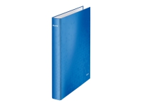 Leitz WOW – Ringpärm – ryggbredd: 40 mm – för A4 Maxi – kapacitet: 250 ark – blå-metallic