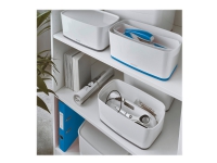 Leitz MyBox Small – Förvaringsbox – 5 liter – blå-metallic
