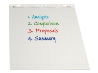 Flipoverblok økonomi 55x71 cm 60 g 50 ark - (5 stk.)