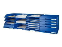 Leitz Plus Slim - Brevbakke - for A4 - blå Arkivering - Brevsortering - Brevkurver