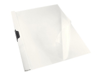 Esselte Vivida – Klippfil – för A4 – kapacitet: 25 ark – intensivt vit med genomskinligt frontskydd
