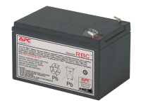 APC Replacement Battery Cartridge #4 - UPS-batteri - 1 x batteri - blysyre - svart - for P/N: BE 700 YIN, BE750BB-CN, BE800-IND, BK650I, BP500JPNP, BP650SX107, SC620X565, SU620I PC & Nettbrett - UPS - Erstatningsbatterier