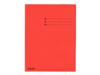 Esselte Rainbow - 3-fliksmappe - for A4 - rød Arkivering - Elastikmapper & Chartekker - Elastiske mapper
