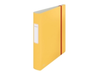 Leitz 180° Active Cozy – Spakbågesfil – ryggbredd: 65 mm – för A4 – kapacitet: 350 ark – varmt gul