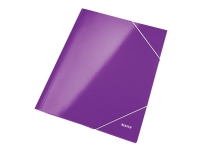 Leitz WOW – 3-flikhållare – för A4 – kapacitet: 250 ark – violett
