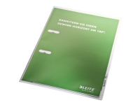 Dekk Leitz PP 160my med preging A4 - (100 stk.) Arkivering - Elastikmapper & Chartekker - Charters
