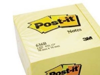 Bilde av Post-it 636-b, Firkant, Gult, Papir, 76 Mm, 76 Mm, 450 Ark