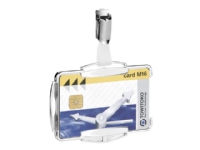 DURABLE RFID SECURE MONO - Kortholder - for 54 x 87 mm - klips - sølv (en pakke 10) Papir & Emballasje - Markering - Kongresmerker