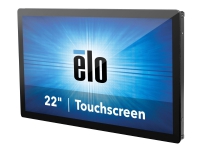 Elo 2295L - LED-skärm - 22 (21.5 visbar) - öppen ram - pekskärm - 1920 x 1080 Full HD (1080p) @ 60 Hz - 400 cd/m² - 1000:1 - 14 ms - HDMI, VGA, DisplayPort - svart