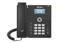 Tiptel Htek UC912g – VoIP-telefon med nummerpresentation – 5-vägs samtalsförmåg – SIP SIP v2 – 2 linjer