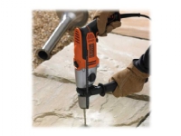 BLACK+DECKER KR1102K-QS - Hammerbor - 1110 W - 2 hastigheter - nøkkelfri borhylse 13 mm - 74 N·m El-verktøy - DIY - El-verktøy 230V - Driller