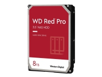 WD Red Pro WD8003FFBX - Harddisk - 8 TB - intern - 3.5 - SATA 6Gb/s - 7200 rpm - buffer: 256 MB PC-Komponenter - Harddisk og lagring - Interne harddisker