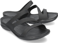 Bilde av Crocs Women's Slippers Swiftwater Sandal Black/black Size 37.5 (203998)
