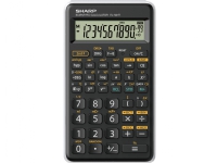Sharp EL-501T, Lomme, Vitenskaplig, 12 sifre, 1 linjer, Batteri, Sort, Hvit Kontormaskiner - Kalkulatorer - Tekniske kalkulatorer