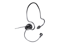 Audio-Technica ATR COMC - Headset - montering bakom nacken - kabelansluten - svart