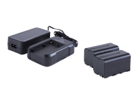 Atomos Power Kit - Batterilader + AC-strømadapter + batteri - 5200 mAh - 1 x batterier lader - for Ninja Blade, Flame, Inferno Shogun Flame, Inferno Foto og video - Digitale kameraer - Kompakt