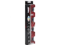 Nils Extreme PU LED-3 hjul 64x24mm hvit 4 stk. (16-30-050)
