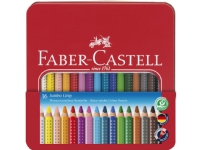 Faber-Castell Jumbo GRIP – Färgpenna – sorterade intensiva färger – 3.8 mm (paket om 16)