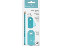 Blyertspenna Faber-Castell Sparkle Jumbo Turquoise Glitter Graphite – skolset