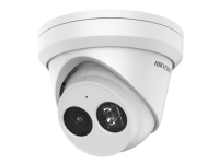 Hikvision DS-2CD2323G2-IU – Nätverksövervakningskamera – dammtät/vattentät – färg (Dag&Natt) – 2 MP – 1920 x 1080 – M12-montering – fast lins – ljud – LAN 10/100 – MJPEG H.264 H.265 H.265+ H.264+ – Likström 12 V/PoE klass 3