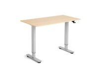Flexidesk Hæve-sænkebord 120x60 cm eg/alugrå Kontorbord
