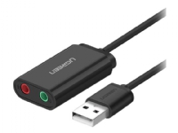 Ugreen - Lydkort - USB 2.0 PC-Komponenter - Lydkort