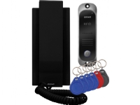 Orno enfamilieintercom med intercom og proximity tag-leser, svart AVIOR Huset - Sikkring & Alarm - Adgangskontrollsystem