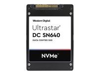 WD Ultrastar DC SN640 WUS4CB038D7P3E3 – SSD – 3840 GB – inbyggd – 2.5 – U.2 PCIe 3.1 x4 (NVMe) – 256 bitars AES