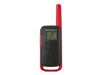 Motorola Talkabout T62 - Bærbar - toveis radio - PMR - 446 MHz - 16-kanalers - svart, rød (en pakke 2) Tele & GPS - Hobby Radio - Walkie talkie