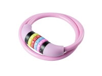 Bilde av BURG-WÄCHTER 210 C 65 KIDS, Kabellås, Rosa, Plast, Silikon, Stål, Stål, Silikon, Stål