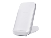 OnePlus Warp Charge 50 – Trådlöst laddställ – 50 Watt – vit – för OnePlus 8 Pro 9 9 Pro