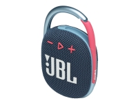 JBL Clip 4 – Högtalare – för bärbar användning – trådlös – Bluetooth – blå rosa