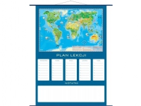 Artglob Timetable – world map of the Young Explorer