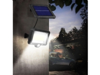 LED-solprojektør med bevægelsesdetektor Maclean MCE438, IP44, 5W, 400lm, 6000K, lithiumbatteri 1300 mAh, 5,5 V DC