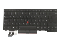 Primax – Ersättningstangentbord för bärbar dator – med Trackpoint UltraNav – bakgrundsbelyst – QWERTY – dansk – svart – FRU – för ThinkPad P14s Gen 1  P14s Gen 2  T14 Gen 1  T14 Gen 2