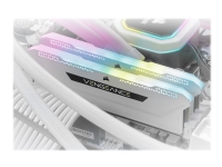 Bilde av Corsair Vengeance Rgb Pro Sl - Ddr4 - Sett - 32 Gb: 2 X 16 Gb - Dimm 288-pin - 3600 Mhz / Pc4-28800 - Cl18 - 1.35 V - Ikke-bufret - Ikke-ecc - Hvit